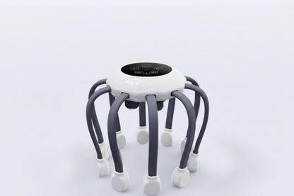 Octopus Claw Eight Claw Massager USB Charging Therapeutic Scratch Pad Electric Head Massager Therapeutic Electric Scalp Massager