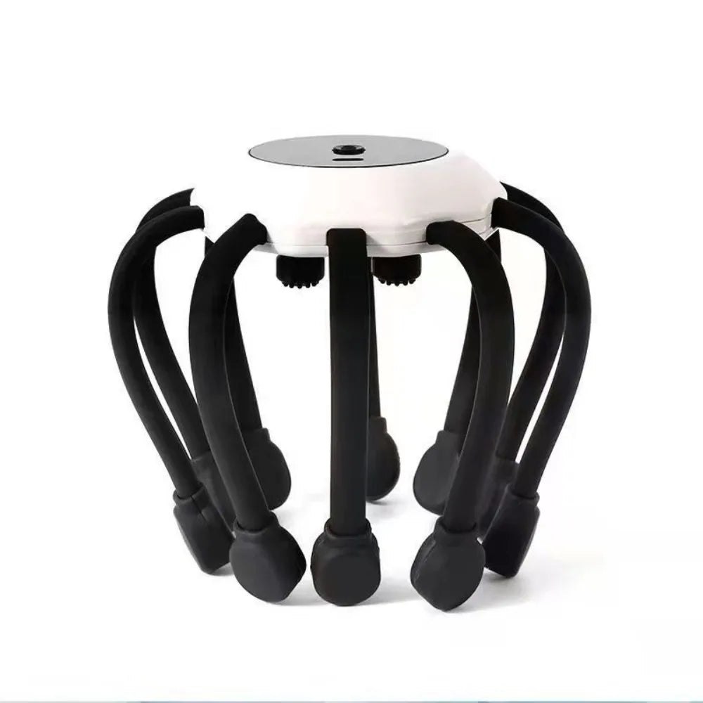 Octopus Claw Eight Claw Massager USB Charging Therapeutic Scratch Pad Electric Head Massager Therapeutic Electric Scalp Massager